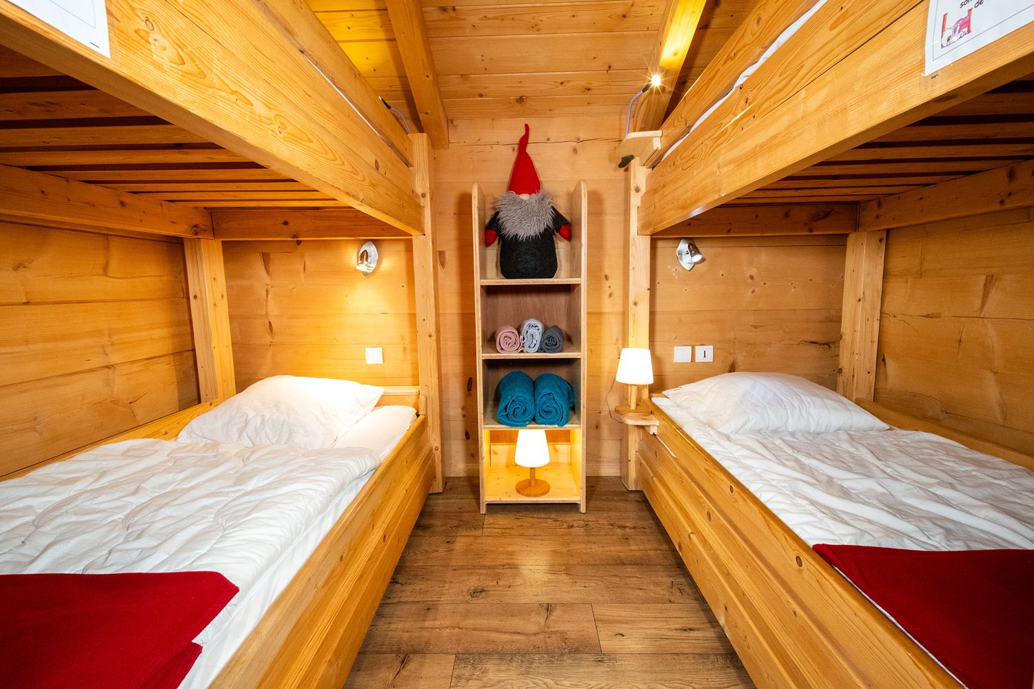 Coin nuit de l'appartement à Châtel