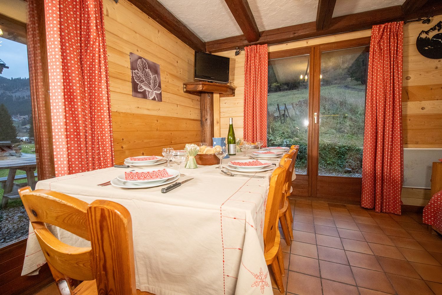 Appartement L'Étoile du Linga à Châtel - séjour