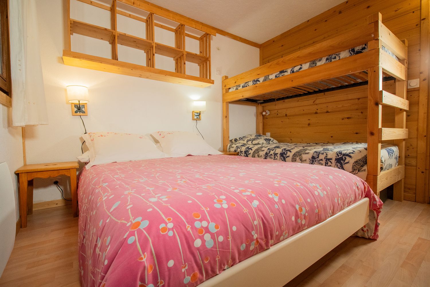 Cuisine équipée de l'appartement à Châtel