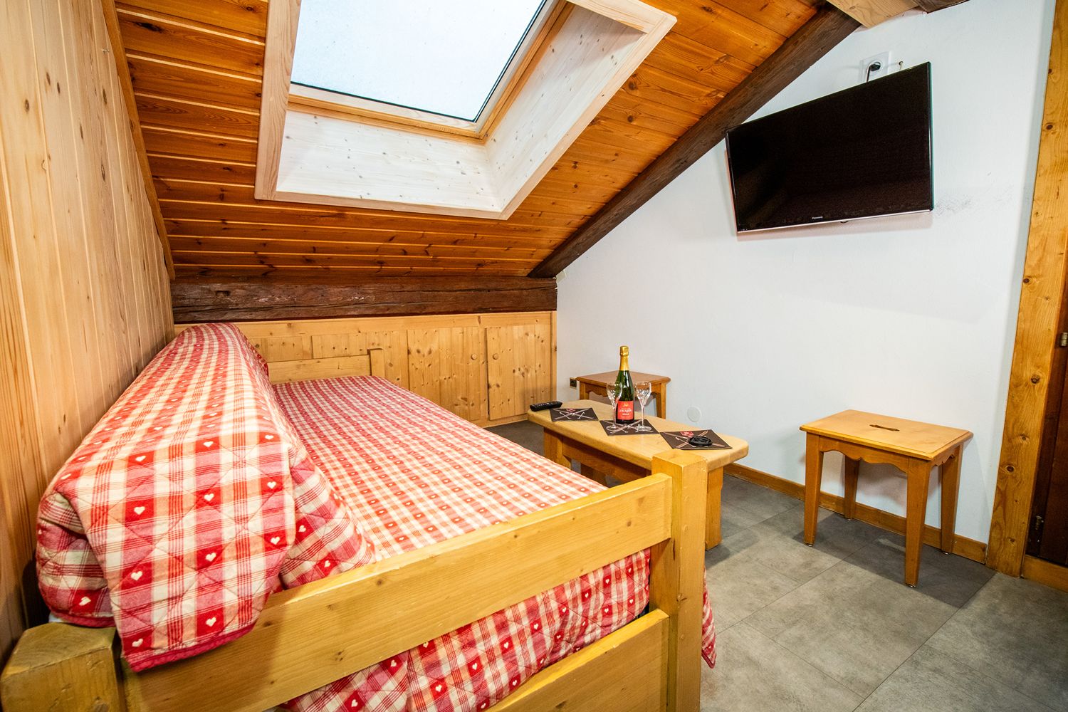 Cuisine équipée de l'appartement à Châtel