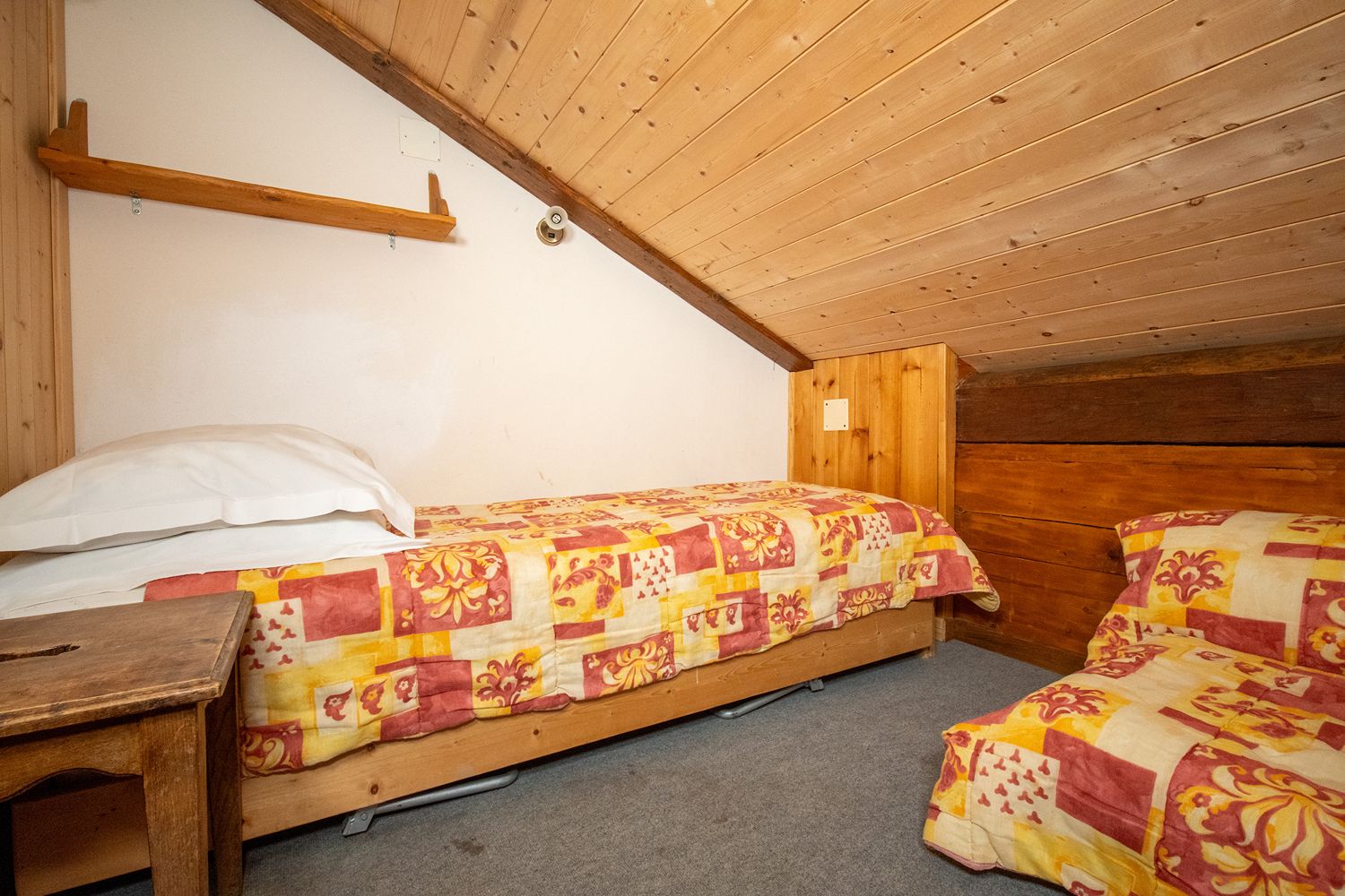 Chambre de l'appartement à Châtel