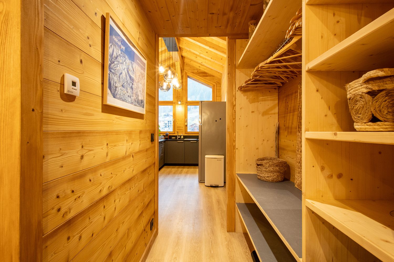 Salle de bain de l'appartement à Châtel