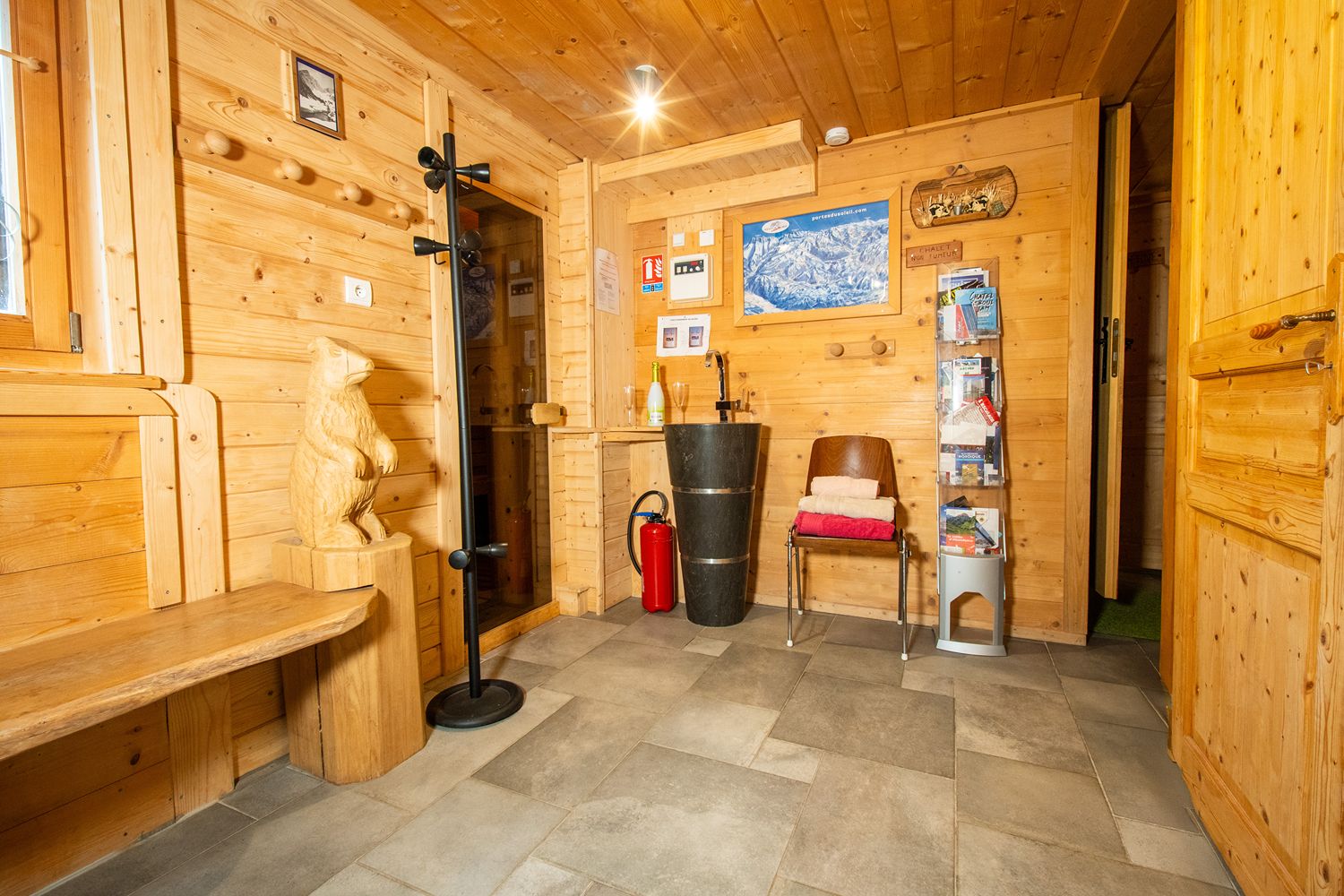 Hall de la résidence à Châtel