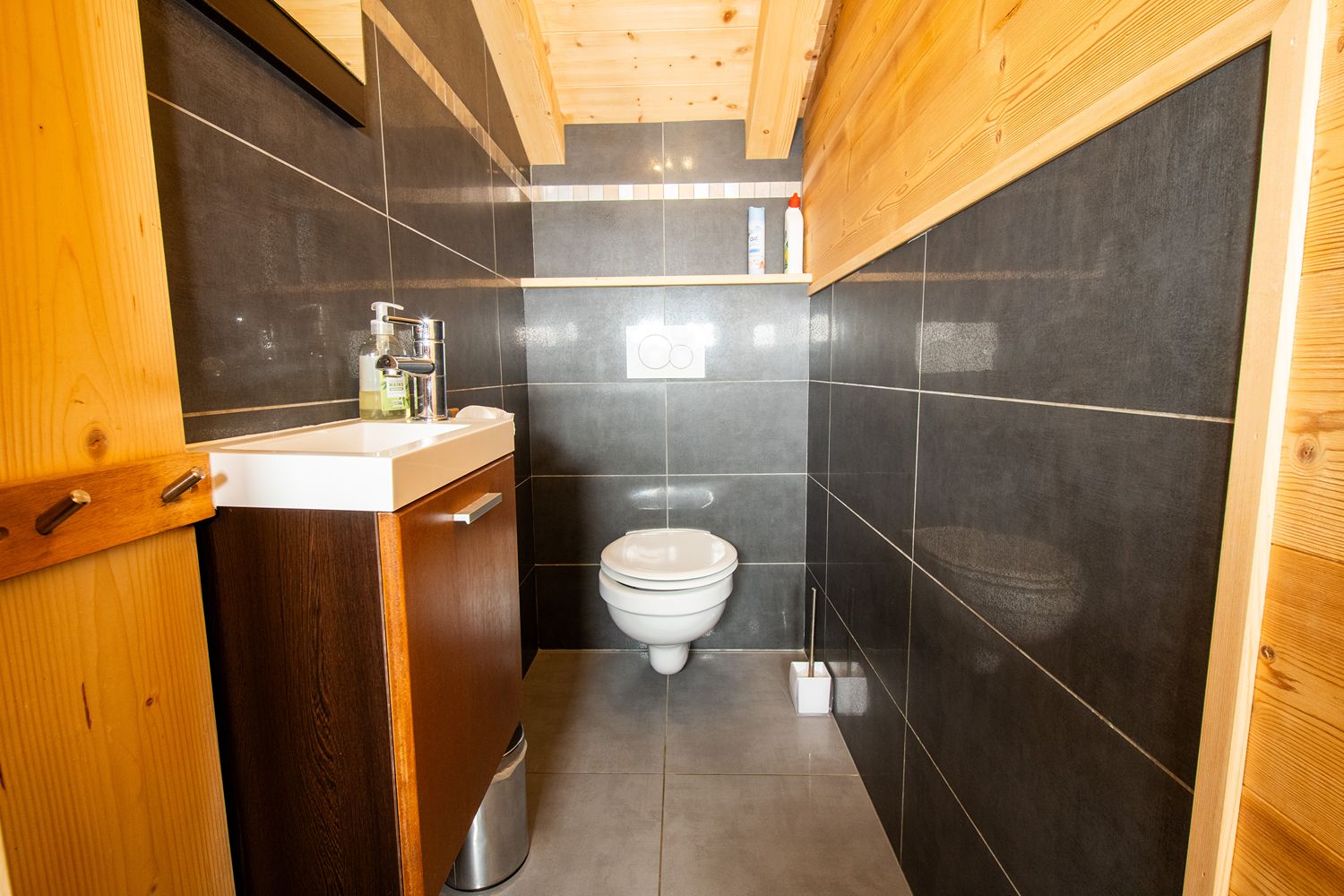 Cuisine équipée de l'appartement à Châtel